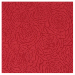 Puutarharuusu Jacquard Kaitaliina Punainen