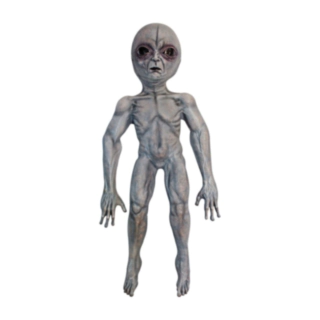 Area 51 Alien Harmaa