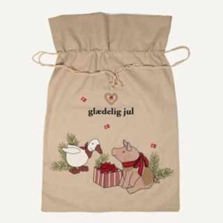 Lahjasäkki Glædelig Jul Ruskea