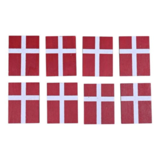 Dannebrog Puukonfetti Punainen