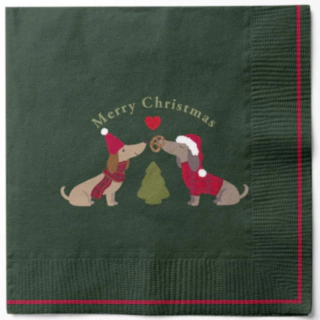 Merry Christmas Lautasliinat Vihreä