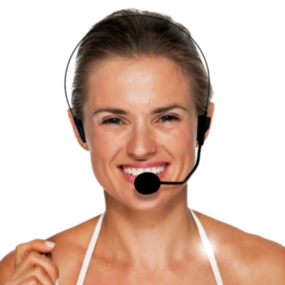 Musta headset mikrofonilla