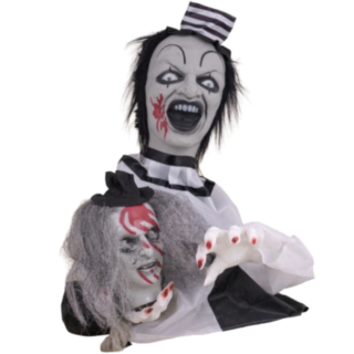 Animatroninen klovni pöytäkoriste