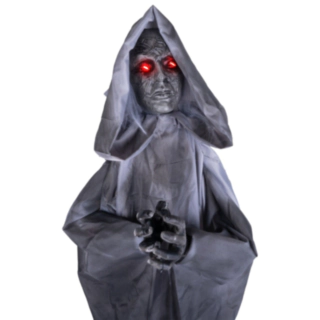 Animatroninen rukoileva nunnan patsas