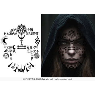 Satanisk Ansigtstatovering