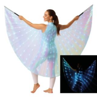 Irisoiva Siipiviitta LED-valoilla