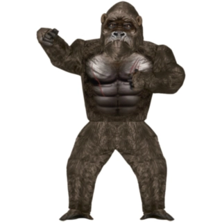 Puhallettava Gorilla Asu Ruskea
