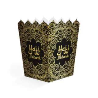 Hajj Mubarak Snacklaatikot Musta/Kulta