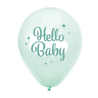 Hello Baby Lateksi-ilmapallot Vihreät