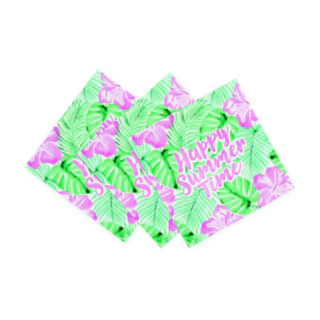 Happy Summer Time Lautasliinat Vihreä/Pinkki