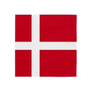 Tanska Servetit Punainen/Valkoinen