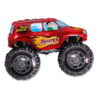 Punainen Monsteriauto Foliopallo