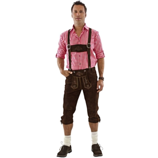 Lederhosen Pitkät Tummanruskeat