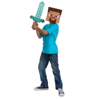 Minecraft® Miekka- ja maskisetti lapsille