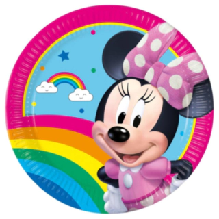 Minnie Mouse® Pahvilautaset Sateenkaari