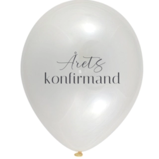 Årets Konfirmand Läpinäkyvät Ilmapallot