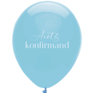 Årets Konfirmand Ilmapallot Vaaleansininen