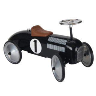 Goki® Retro Potkuauto Musta