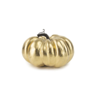 Kultainen kurpitsakoriste