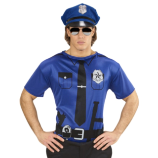Poliisin t-paita tummansininen