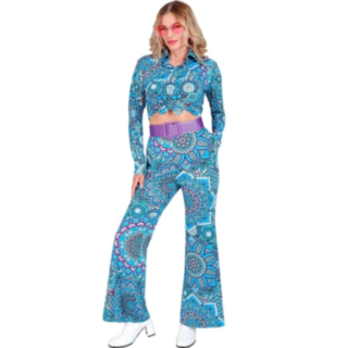 Siniset Mandala-hippihousut