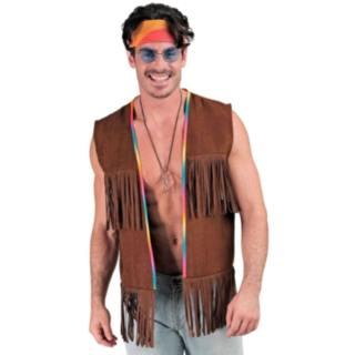 Hippiehapsuliivi ruskea