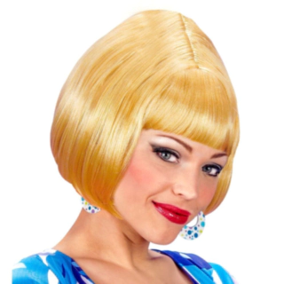 70-luvun disco-peruukki, blondi