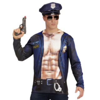 Pitkähihainen Poliisipaita