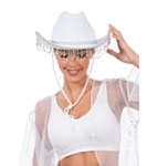 Strassicowboyhattu Valkoinen