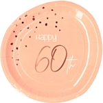 Lush Blush Happy 60th -pahvilautaset
