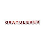 Norjalainen Gratulerer Banneri