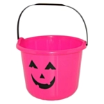 Halloween Kurpitsaämpäri Pinkki