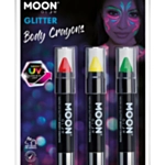 Meikkikynät UV Neon Glitter Punainen/Keltainen/Vihreä
