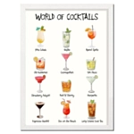 World Of Cocktails A4 Juliste