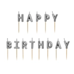 Happy Birthday Kakkukynttilät Hopea