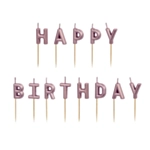 Happy Birthday Kakkukynttilät Ruusukulta