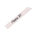 Happy 30 Olkanauha Kerma/Musta