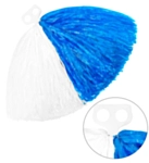 Cheerleader Pom Pom Sininen/Valkoinen