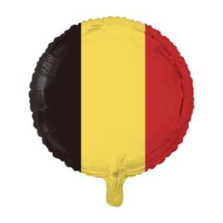 Pyöreä Belgian Lippu Folioilmapallo