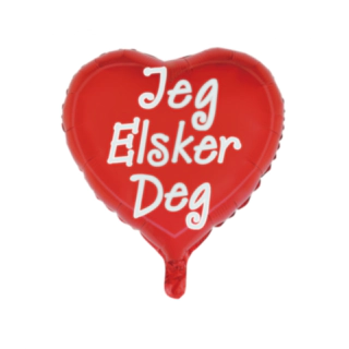 Sydän Jeg Elsker Dig Folioilmapallo