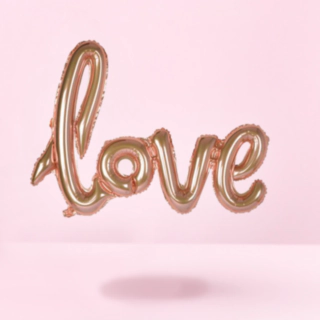 Love Folioilmapallo Ruusukulta