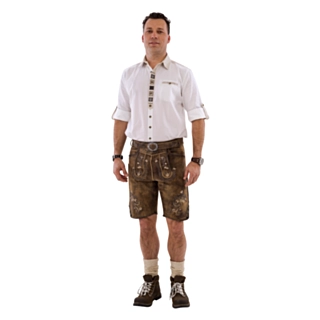 Lederhosen Baijerin Ruskea